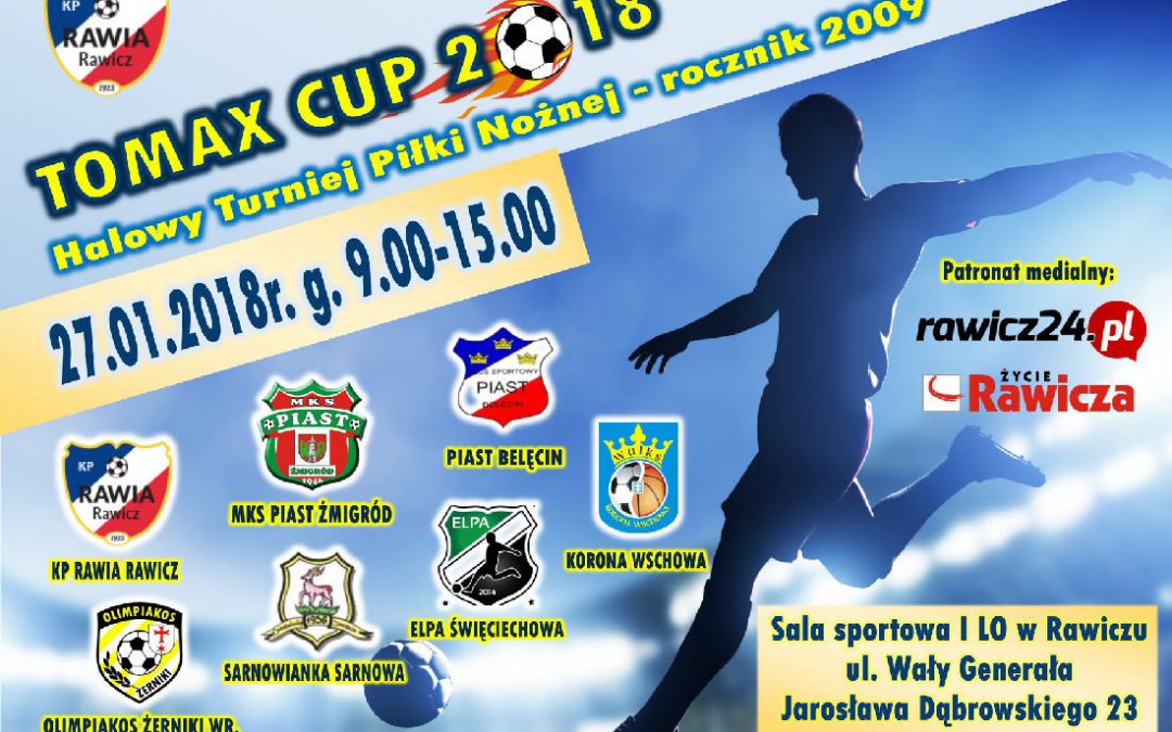 W sobotę turniej TOMAX CUP