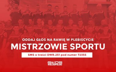 Mistrzowie Sportu – oddaj głos na Rawię